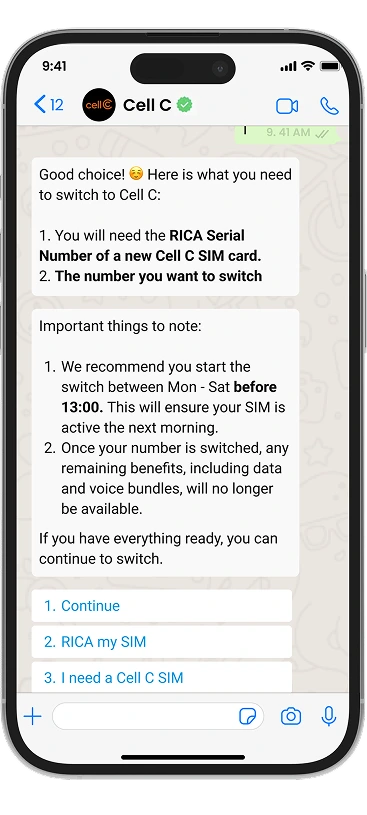 Switch to prepaid